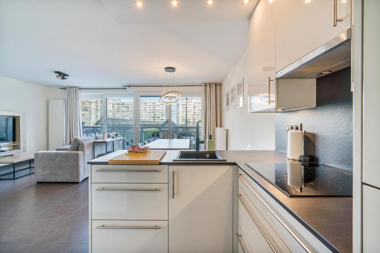 Modern App 6P Met Topligging - Aan Strand & Haven Blankenberge Exterior foto